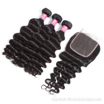 High Quality Natural Wave Virgin Brazilian Human Hair Frontal Lace Closure